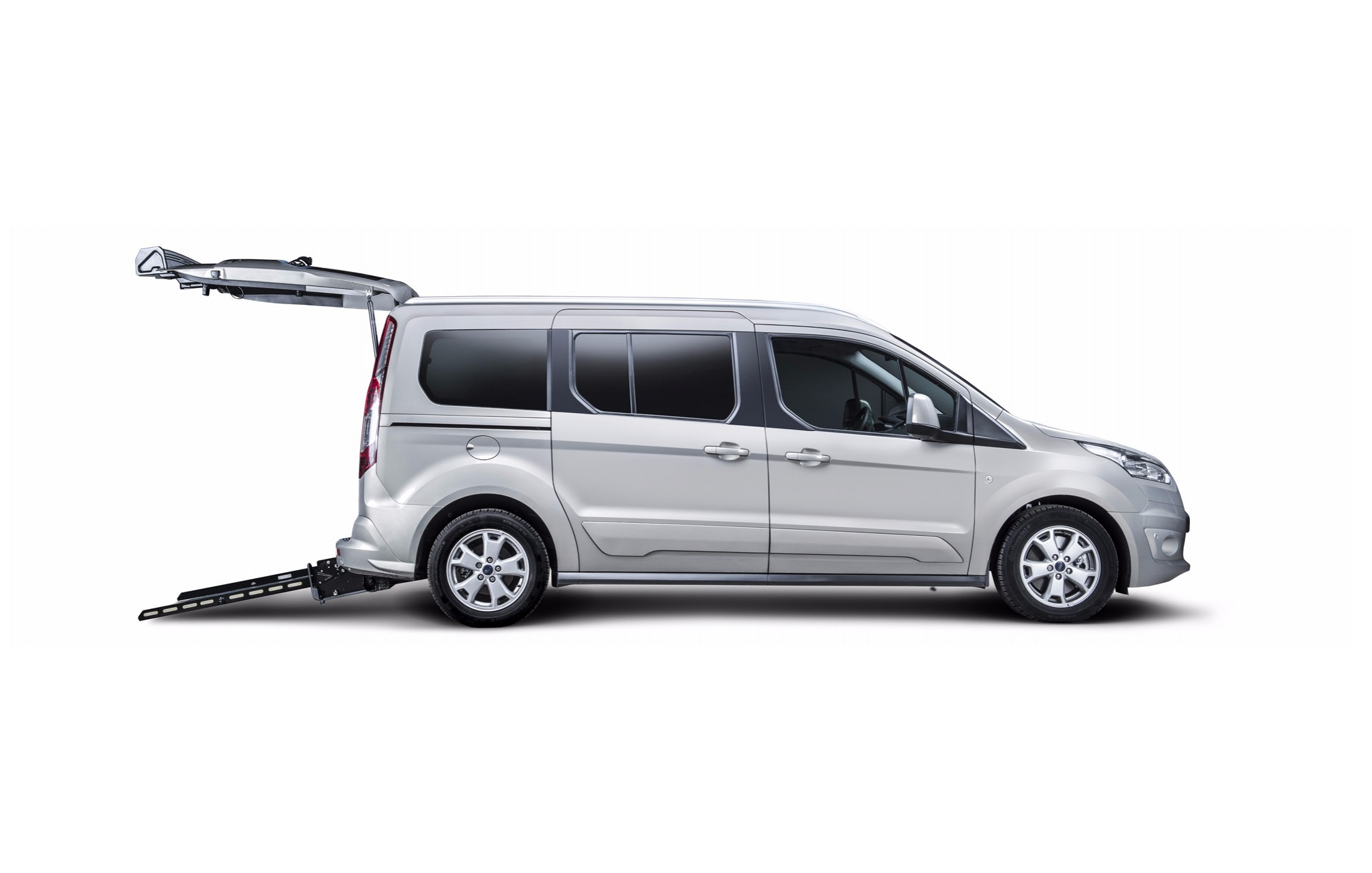 Wheelchair adapted minivan in Paris